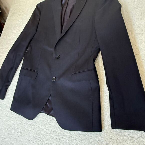 BOSS Hugo Boss Navy Blue Wool Sport Jacket Blazer Suit Separates - US 42R - Picture 3 of 16